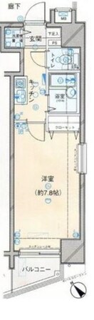 メインステージ茅場町の物件間取画像